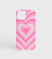 New Look Pink Heart Phone Case for iPhone 12